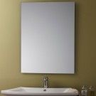 Unframed Bathroom Silvered Mirror - Reversible and Flat Polished Edge/24 Inch x 32 Inch (YJ-388H)