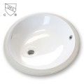 Decoraport White Oval Ceramic Under Mount Basin (MY-3706)