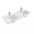 White Rectangle Ceramic Bathroom Vanity Basin (CL-4001D-120)