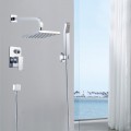 Bathroom Single Handle Tub and Shower Faucet - Brass with Chrome Finish (86H15-CHR-SB)