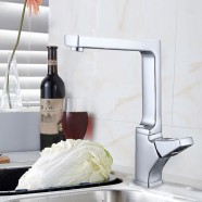 Chrome Finished Brass Kitchen Faucet (10001)