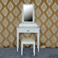 Coiffeuse avec Tabouret et Miroir (JI3138W)