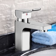 Decoraport Robinet de Lavabo&Vasque - Laiton Fini Chrome (YDL-W008)