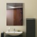 20 x 28 po Miroir Mural Salle de Bain Classique Rectangulaire sans Cadre - Accrochage Vertical (DK-OD-B068B)